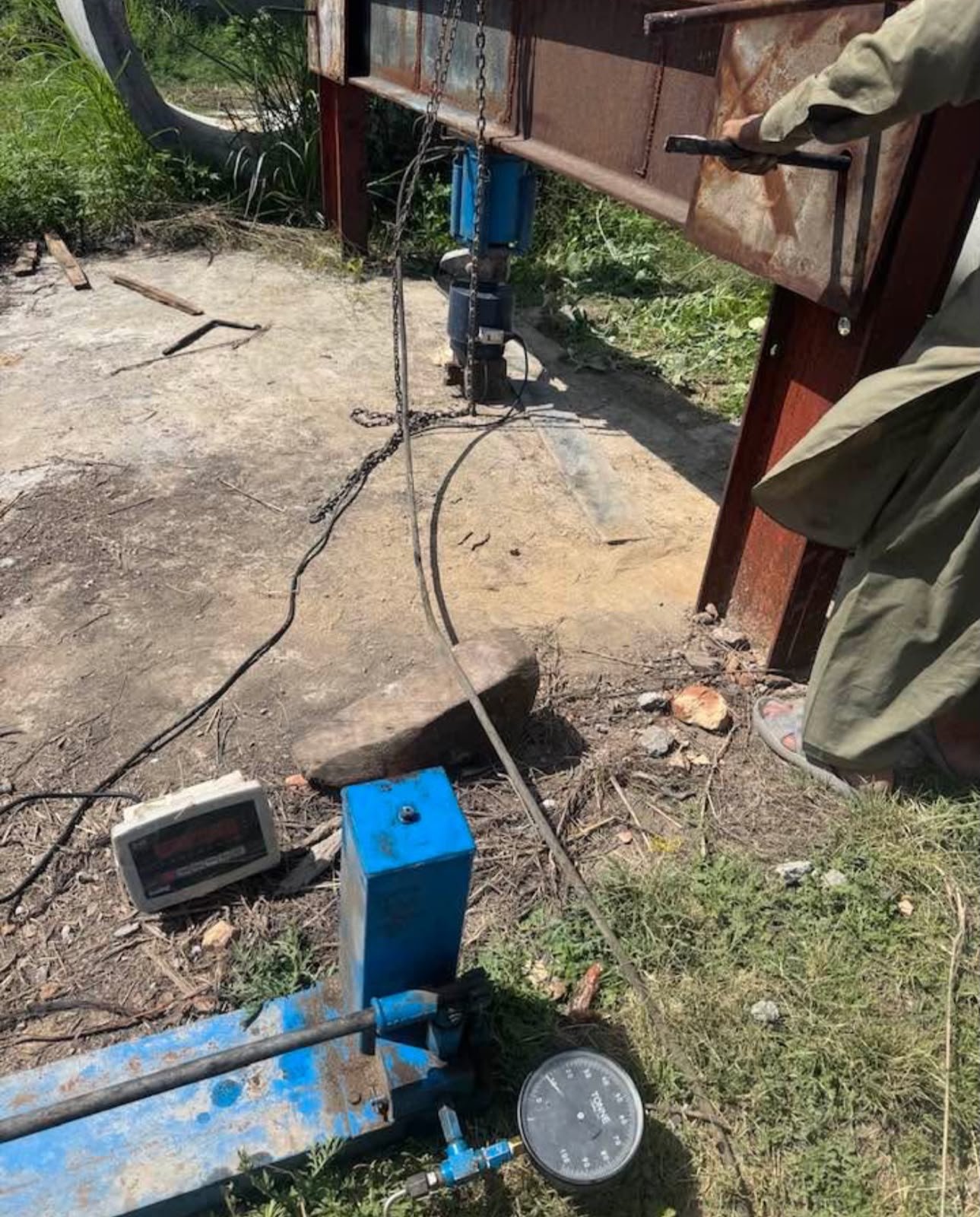 Soil and concrete testing on a ZHA Construction site